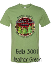Load image into Gallery viewer, Tree Tops Glisten & Children Listen to Nothing Buffalo Plaid Tee