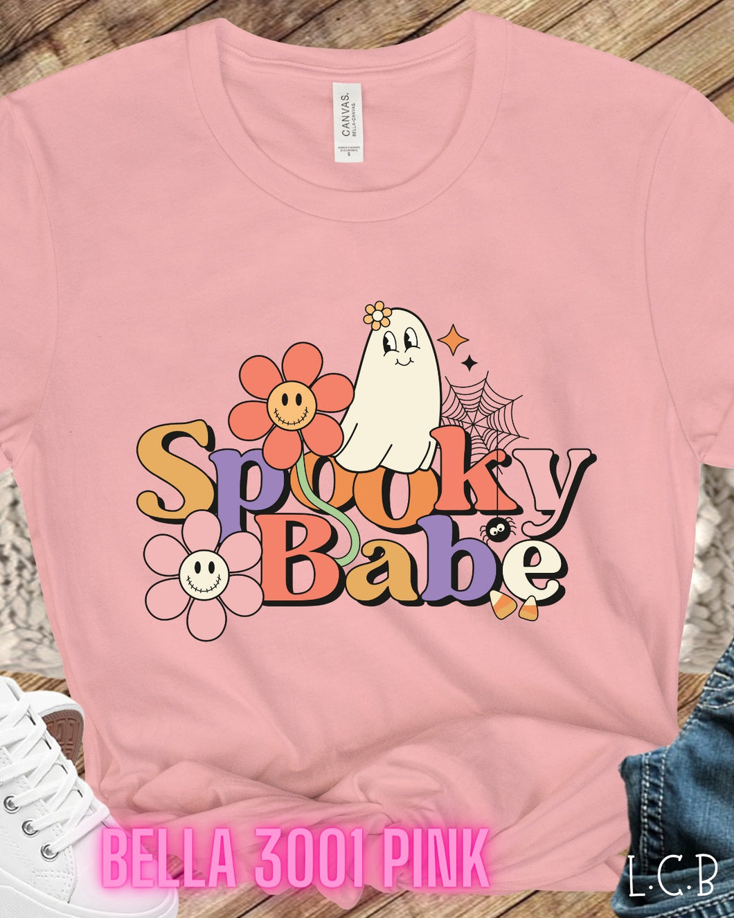 Spooky Babe Pink Unisex T-Shirt