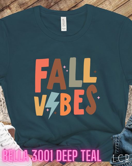 Fall Vibes Deep Teal Unisex T-Shirt