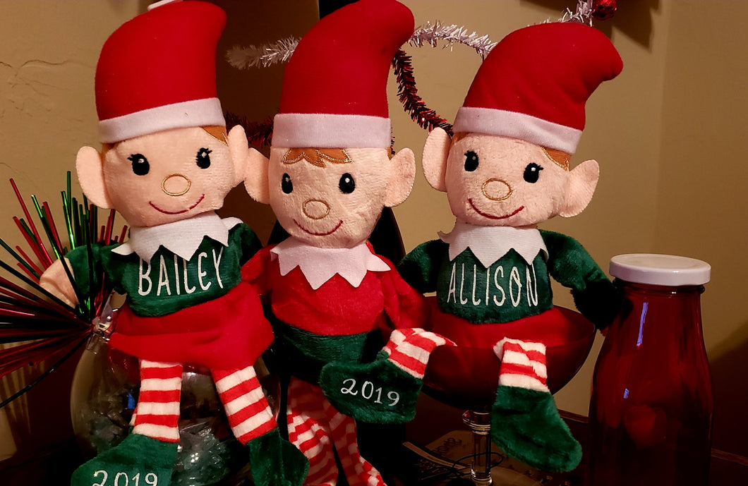 Personalized Christmas Elves