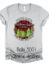 Load image into Gallery viewer, Tree Tops Glisten &amp; Children Listen to Nothing Buffalo Plaid Tee
