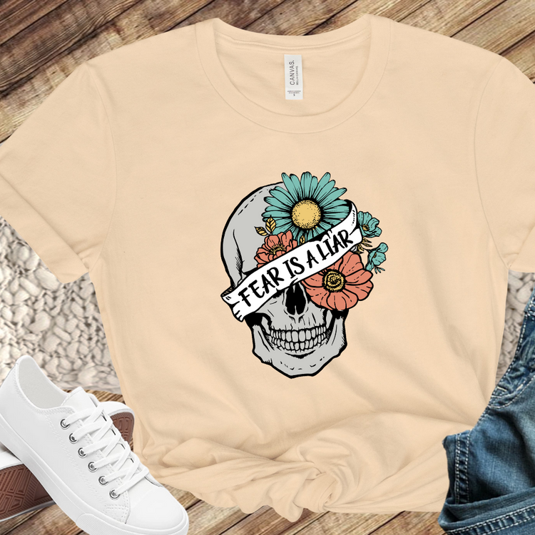 Fear is a Liar Peach Unisex T-Shirt